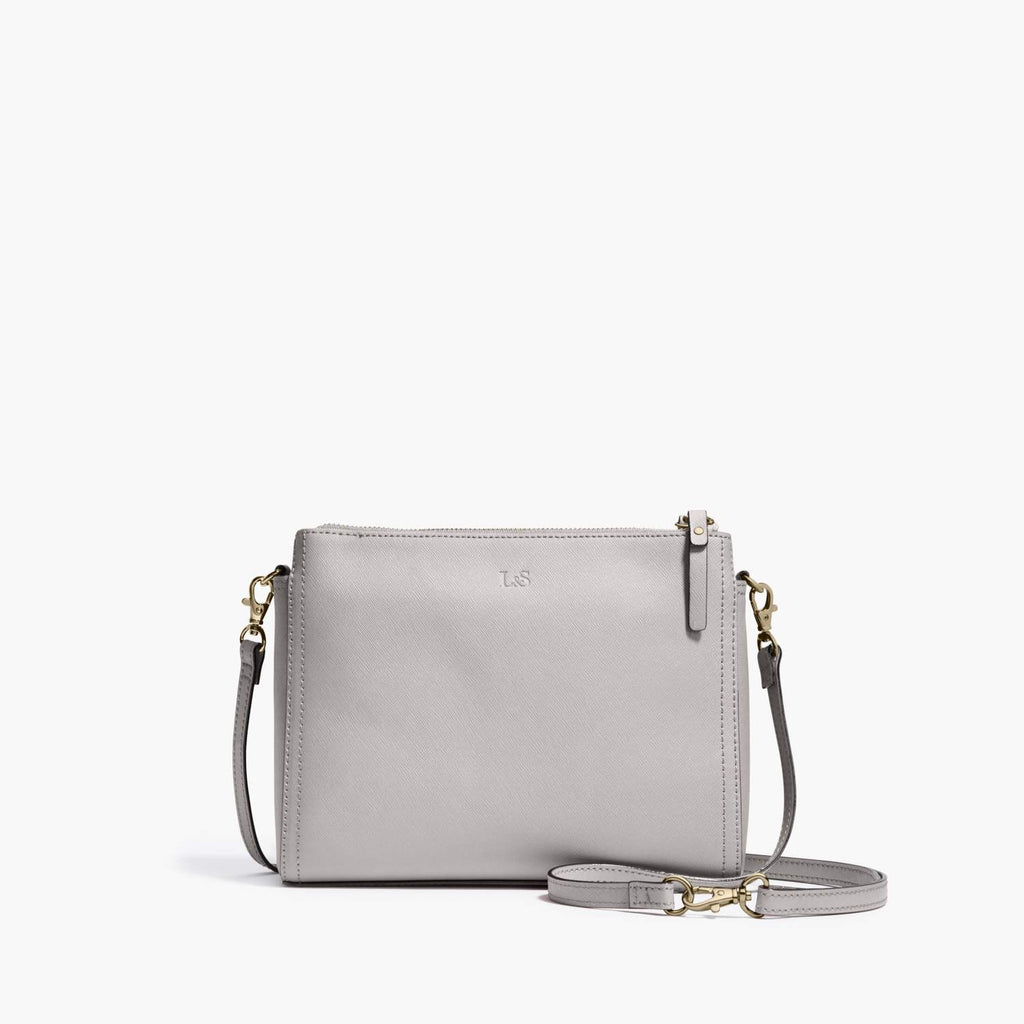 Light gray deals crossbody bag