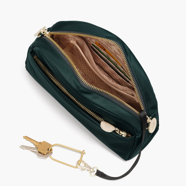 Dark green crossbody on sale bag