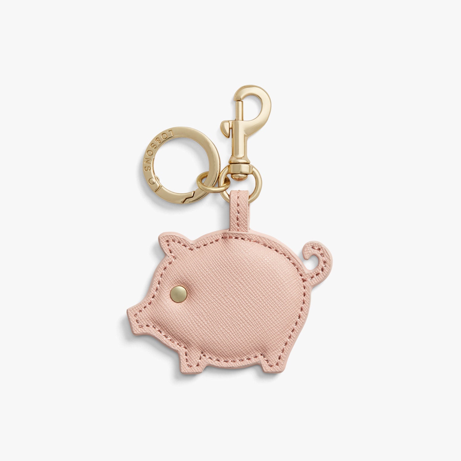 Leather Key Chain Charm - Year of the Dog Charm - Ivory – Lo & Sons