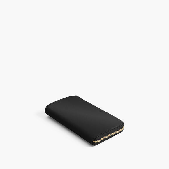 Lo & Sons: Westholme - Luxury Laptop Backpack - Black/Black/Grey Sheepskin Leather (Large)