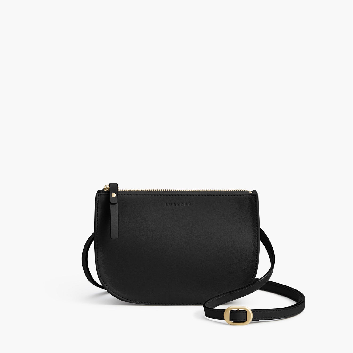 Waverley 2 Fanny Pack Belt Bag Sling Bag Crossbody Bag Black Gold Grey in Nappa Leather Lo Sons