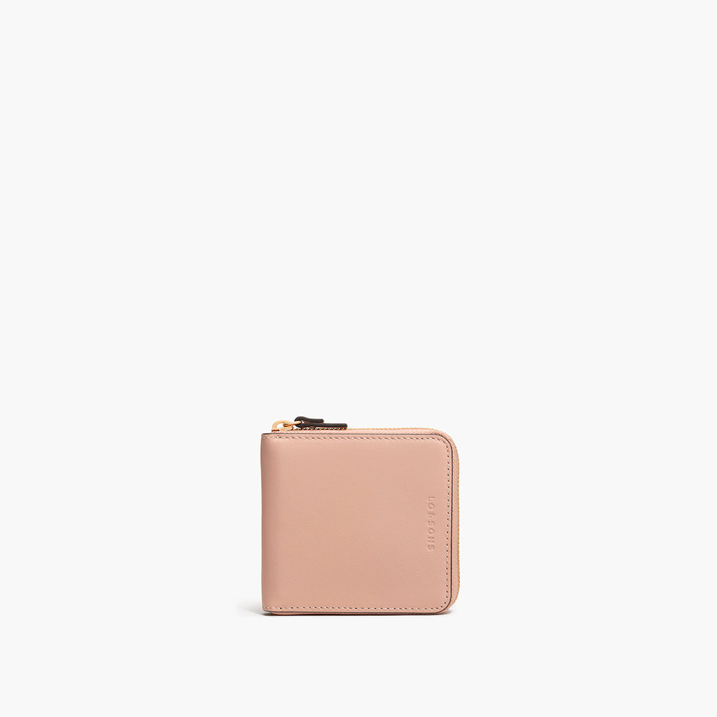 Mallorca Small Wallet - Nappa Leather - Rose Quartz / Gold / Camel – Lo ...