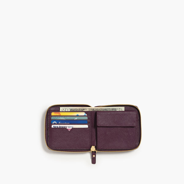 Louis Vuitton Leather Compact Wallet - Purple Wallets, Accessories